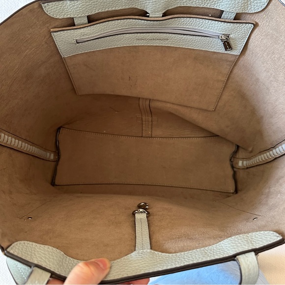 Rebecca Minkoff Panama Leather Tote Light Blue - Picture 5 of 15